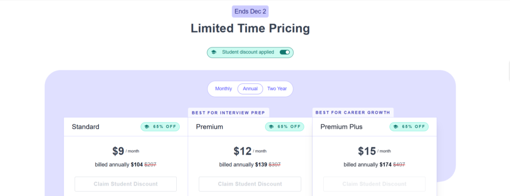 Educative Plan and Pricing