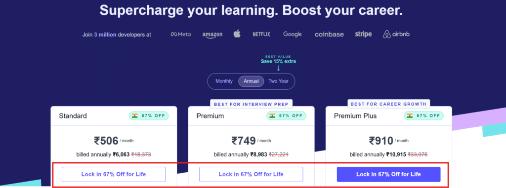 Educative Pricing