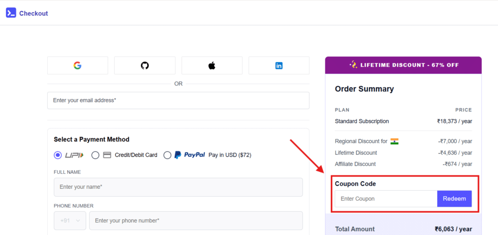 Educative Redeem coupon